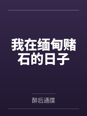 我在缅甸赌石的日子