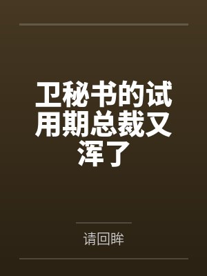 卫秘书的试用期总裁又浑了