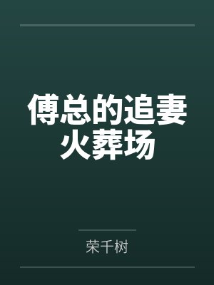 傅总的追妻火葬场